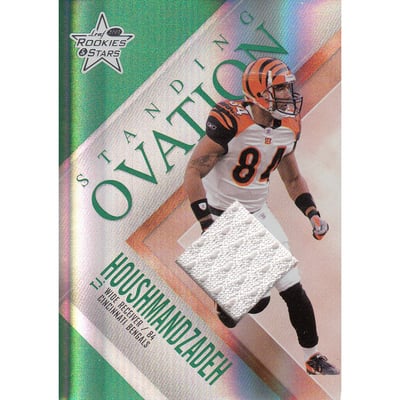 2007 Leaf Rookies and Stars Standing Ovation Materials Green #12 T.J. Houshmandzadeh