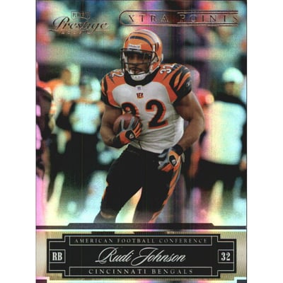 2007 Playoff Prestige Xtra Points Purple #33 Rudi Johnson