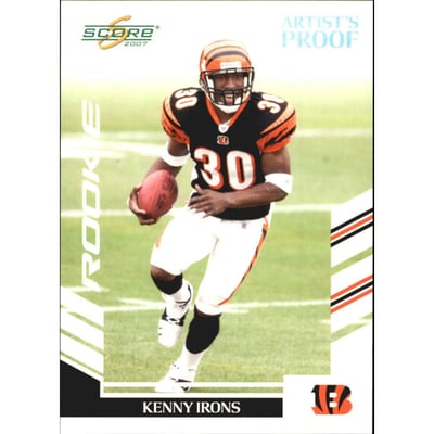 2007 Score Artist's Proof #333 Kenny Irons