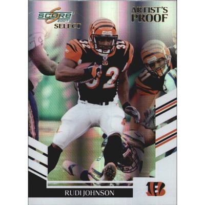 2007 Select Artist's Proof #187 Rudi Johnson