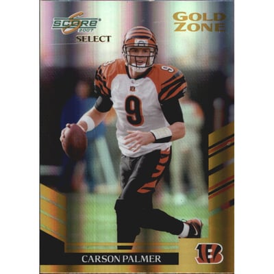 2007 Select Gold Zone #186 Carson Palmer