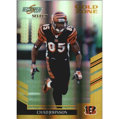 2007 Select Gold Zone #188 Chad Johnson