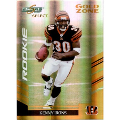 2007 Select Gold Zone #333 Kenny Irons