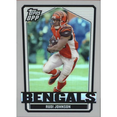 2007 Topps Draft Picks and Prospects Chrome Silver Refractors #40 Rudi Johnson