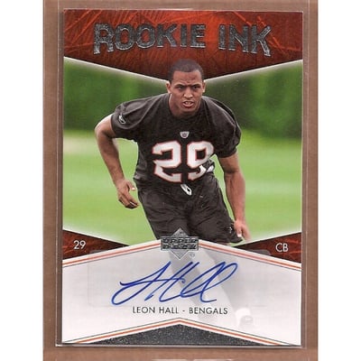 2007 Upper Deck Rookie Ink #RILH Leon Hall