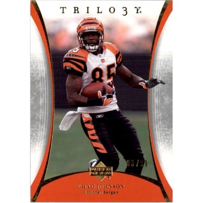 2007 Upper Deck Trilogy Gold #22 Chad Johnson