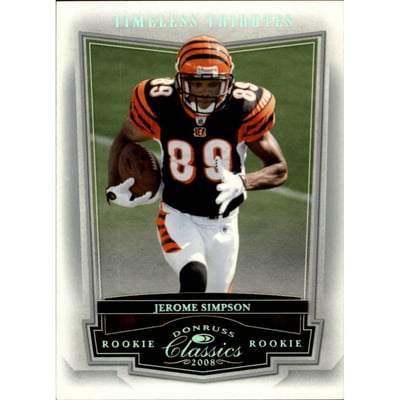 2008 Donruss Classics Timeless Tributes Silver #192 Jerome Simpson
