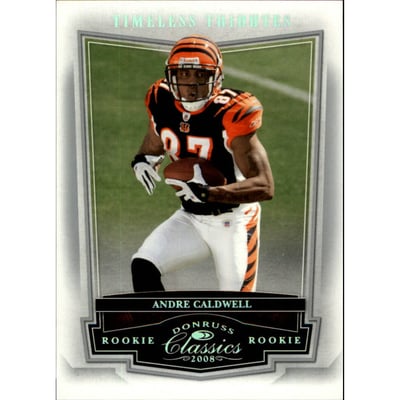 2008 Donruss Classics Timeless Tributes Silver #200 Andre Caldwell