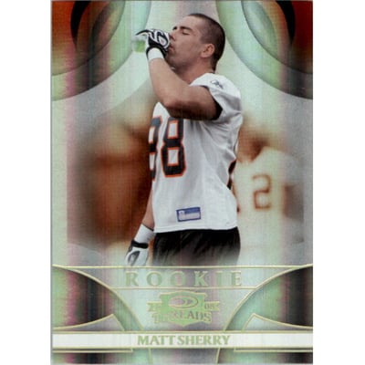 2008 Donruss Threads Gold Holofoil #216 Matt Sherry