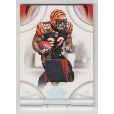 2008 Donruss Threads Jerseys Prime #125 Rudi Johnson