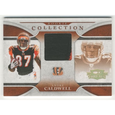 2008 Donruss Threads Rookie Collection Materials Prime #21 Andre Caldwell