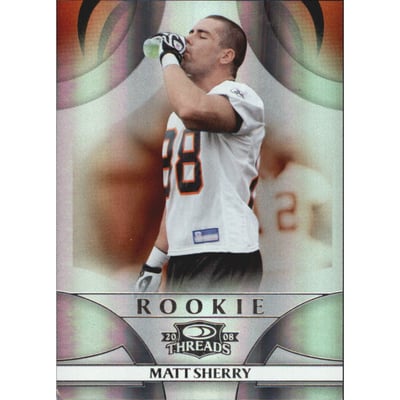 2008 Donruss Threads Silver Holofoil #216 Matt Sherry