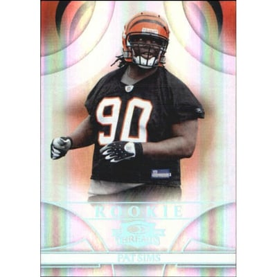 2008 Donruss Threads Silver Holofoil #218 Pat Sims
