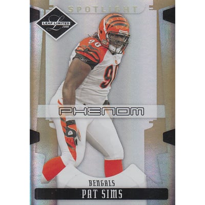 2008 Leaf Limited Gold Spotlight #275 Pat Sims