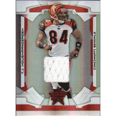 2008 Leaf Rookies and Stars Longevity Materials Ruby #21 T.J. Houshmandzadeh/350