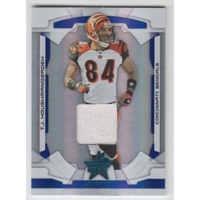 2008 Leaf Rookies and Stars Longevity Materials Sapphire #21 T.J. Houshmandzadeh