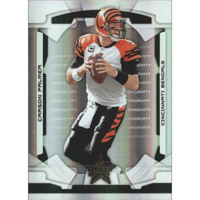 2008 Leaf Rookies and Stars Longevity Parallel Black #19 Carson Palmer