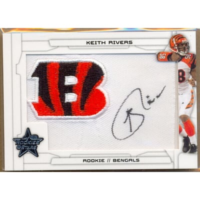 2008 Leaf Rookies and Stars #235 Keith Rivers AU/263 RC