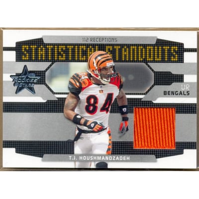 2008 Leaf Rookies and Stars Statistical Standouts Materials #5 T.J. Houshmandzadeh