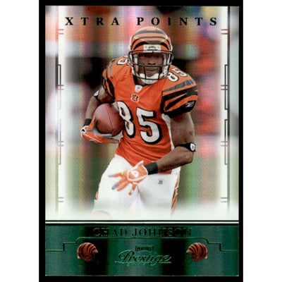 2008 Playoff Prestige Xtra Points Green #22 Chad Johnson
