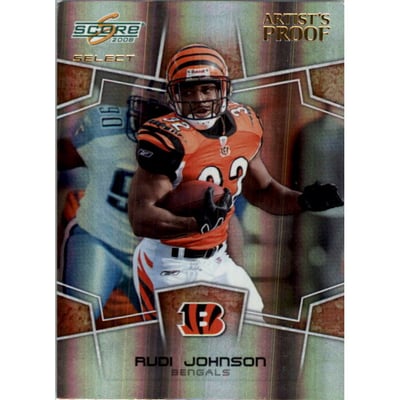 2008 Select Artist's Proof #62 Rudi Johnson