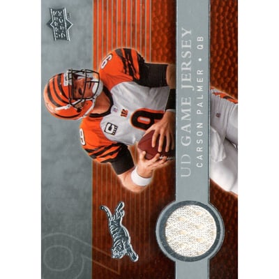 2008 Upper Deck Game Jerseys #UDGJCP Carson Palmer
