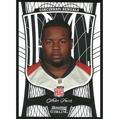 2009 Bowman Sterling Black Refractors #3 Andre Smith