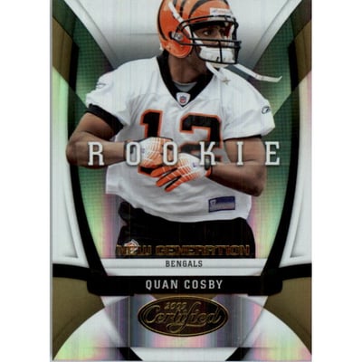 2009 Certified Mirror Gold #185 Quan Cosby