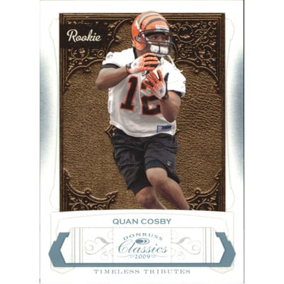 2009 Donruss Classics Timeless Tributes Platinum #234 Quan Cosby