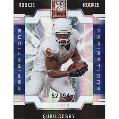 2009 Donruss Elite Aspirations #181 Quan Cosby/94