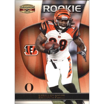 2009 Donruss Gridiron Gear Gold O's #112 Bernard Scott