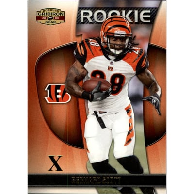 2009 Donruss Gridiron Gear Gold X's #112 Bernard Scott