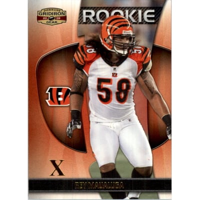 2009 Donruss Gridiron Gear Gold X's #186 Rey Maualuga