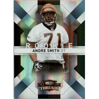 2009 Donruss Threads Platinum Holofoil #105 Andre Smith