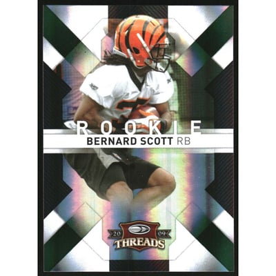 2009 Donruss Threads Retail Green #110 Bernard Scott