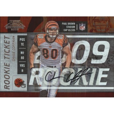 2009 Playoff Contenders #154 Chase Coffman AU RC