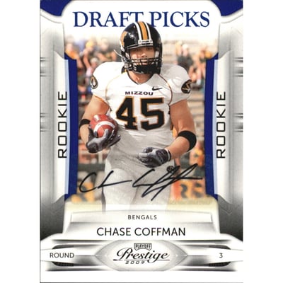 2009 Playoff Prestige Draft Picks Autographs #119 Chase Coffman/499