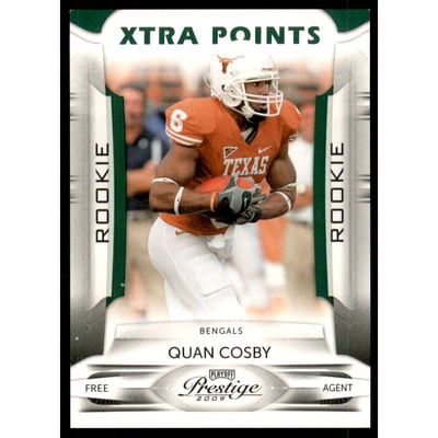 2009 Playoff Prestige Xtra Points Green #189 Quan Cosby
