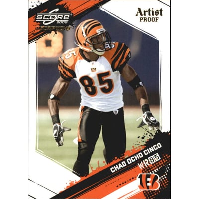 2009 Score Inscriptions Artist's Proof #59 Chad Ochocinco