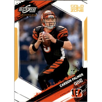 2009 Score Inscriptions Gold Zone #57 Carson Palmer