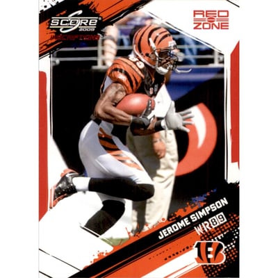2009 Score Inscriptions Red Zone #61 Jerome Simpson