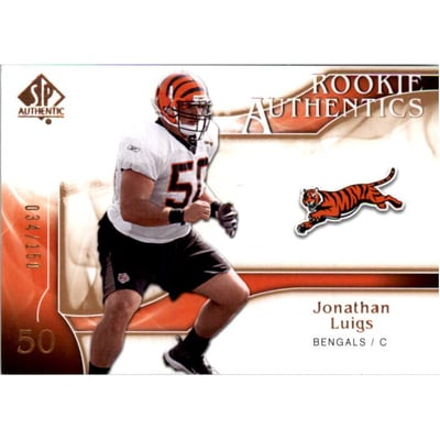 2009 SP Authentic Bronze #221 Jonathan Luigs