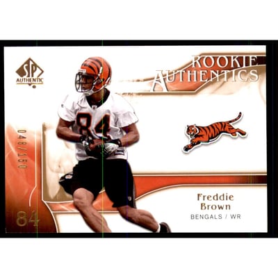 2009 SP Authentic Bronze #225 Freddie Brown