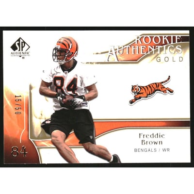 2009 SP Authentic Gold #225 Freddie Brown