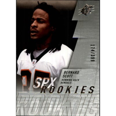 2009 SPx Rookies Silver #168 Bernard Scott