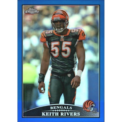 2009 Topps Chrome Blue Refractors #TC33 Keith Rivers