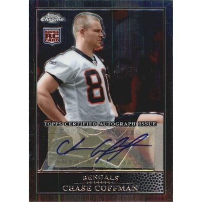 2009 Topps Chrome Rookie Autographs #TC131 Chase Coffman E