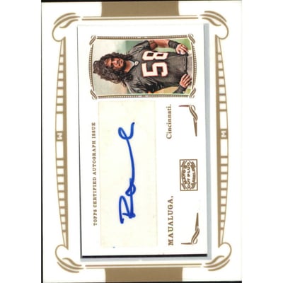 2009 Topps Mayo Autographs #MARM Rey Maualuga F