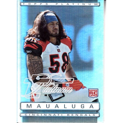 2009 Topps Platinum Rookie Platinum Refractors 99 #164 Rey Maualuga