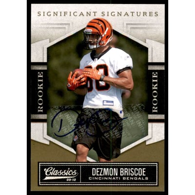 2010 Classics Significant Signatures Gold #134 Dezmon Briscoe/99